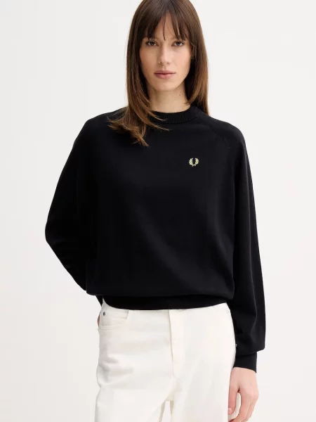 Fred Perry pulover de negru