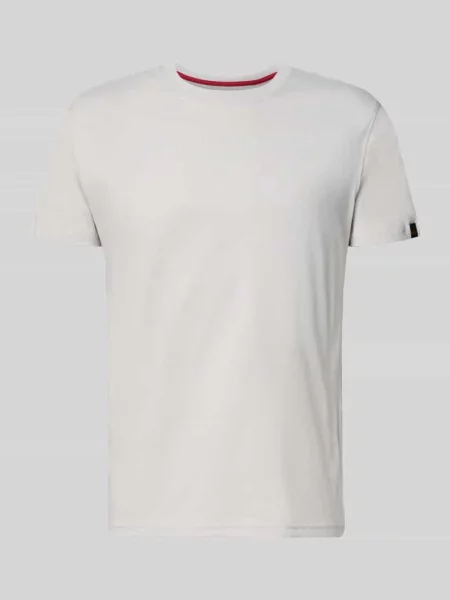 T-shirt z nadrukiem z logo i okrągłym dekoltem Alpha Industries