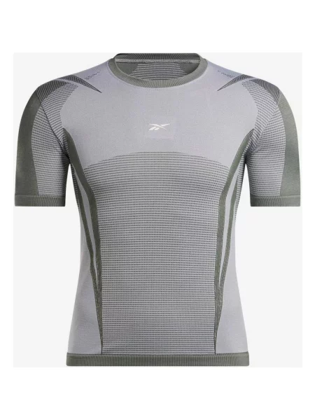 Koszulka Reebok Lab Tech krótki rękaw szary XS biały