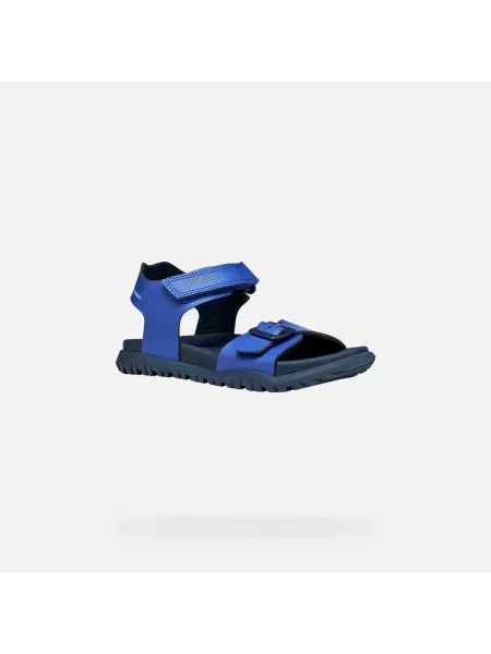 Geox Sandale J Sandal Fusbetto Bo M Albastru negru