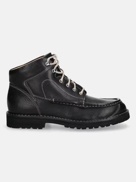 Δερμάτινα παπούτσια Fracap Explorer ανδρικά μαύρο