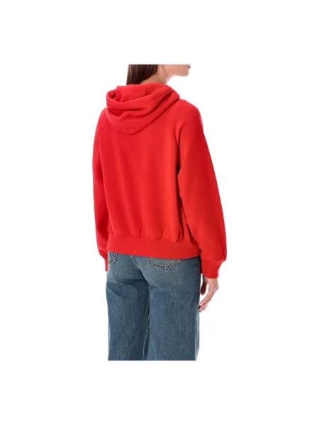Bluza z kapturem Polo Ralph Lauren czerwona