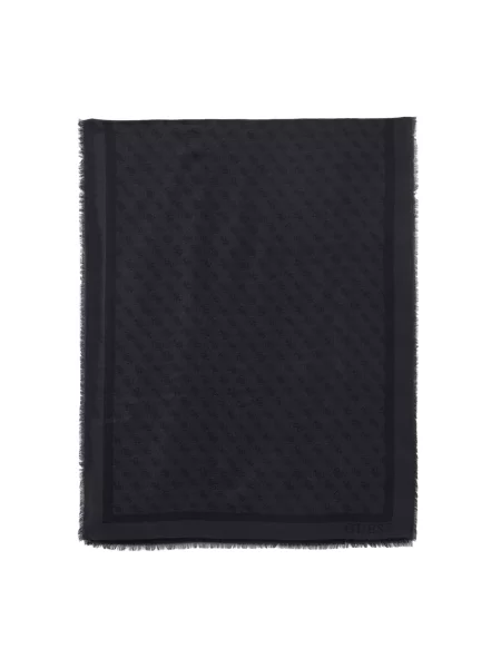 Guess Fular Gri închis negru