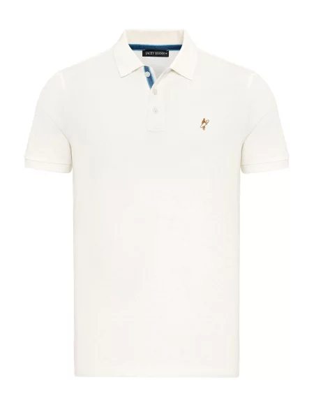 Jacey Quinn Majica ecru/prljavo / smeđa bijela