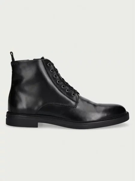 Botine Boss din piele negru