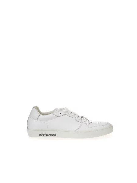 Sneakersy Roberto Cavalli białe