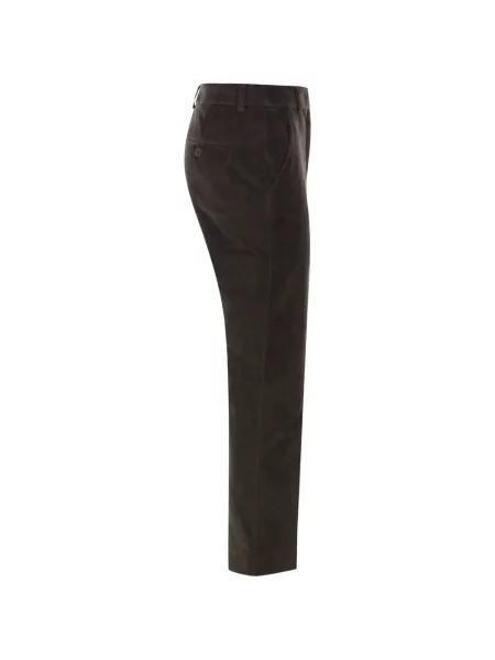 Decupat pantaloni Weekend Max Mara de catifea maro