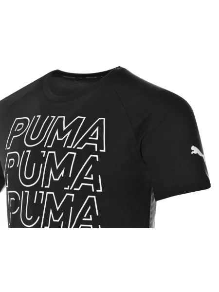 Tricou sport Puma cu autograf negru