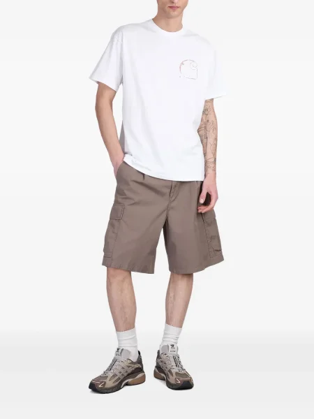 Pantaloni scurți cargo Carhartt Wip maro