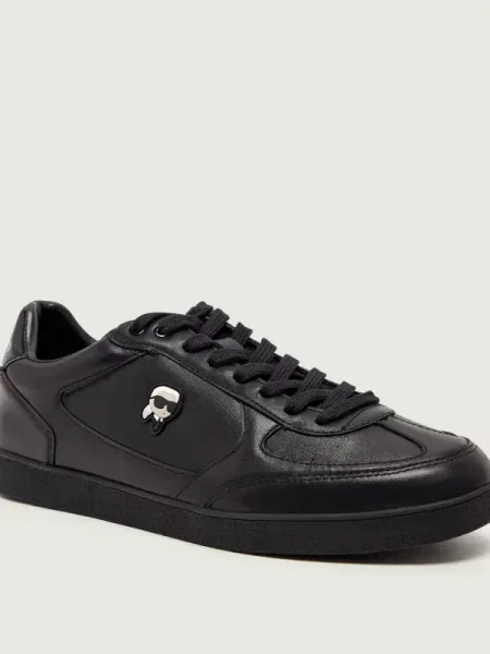 Sneakerși Karl Lagerfeld din piele negru
