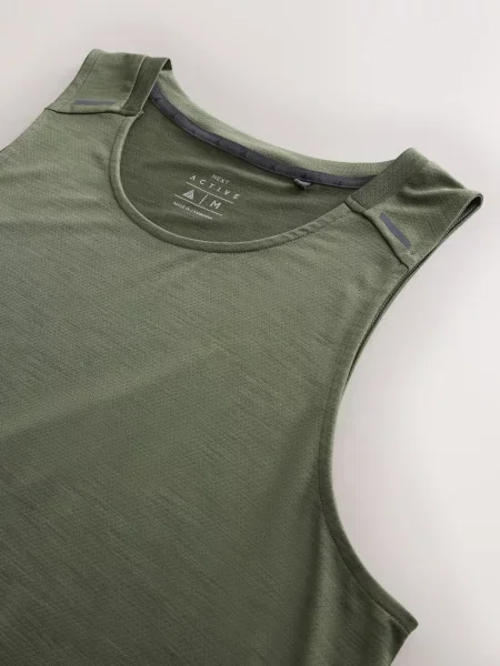 Next Tricou funcțional oliv