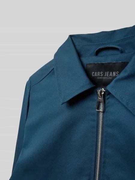 Kurtka o kroju regular fit z wykładanym kołnierzem model Stevo' Cars Jeans granatowa