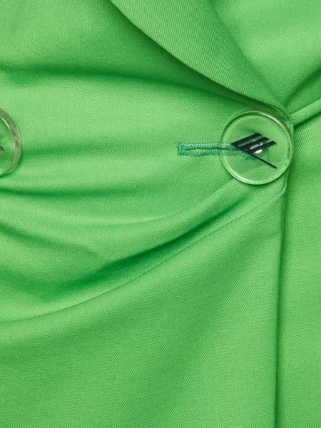 Rochie The Attico cu două rânduri de nasturi verde