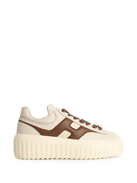 Sneakerși Hogan din piele cu dungi