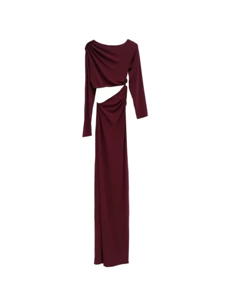 Rochie maxi Atlein de costum roșu