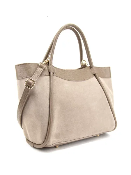 RoyalBag Сумка Тауп Замша/шкіра