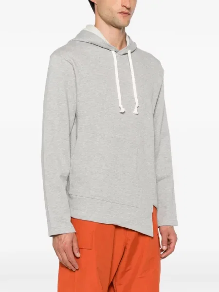 Ασύμμετρο hoodie Comme Des Garçons Shirt γκρι