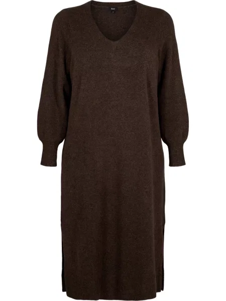 Zizzi Rochie tricotat MVista închis maro