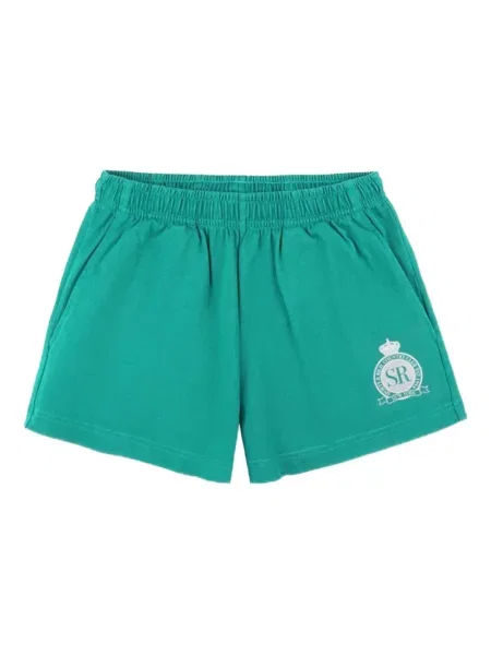 Talia szorty Sporty And Rich z nadrukiem zielone