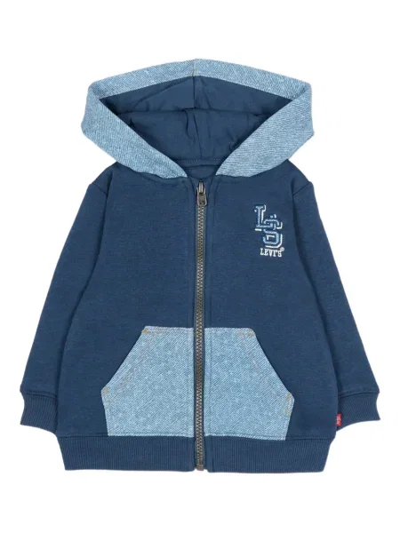 Bluza z kapturem dziecięca Levi's niebieska