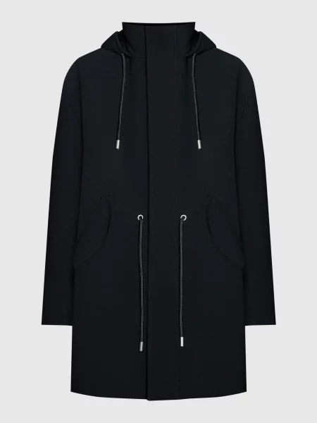Куртка з вовни з капюшоном Off-white чорна