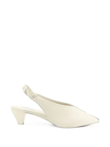 Pantofi cu toc Loewe din piele alb