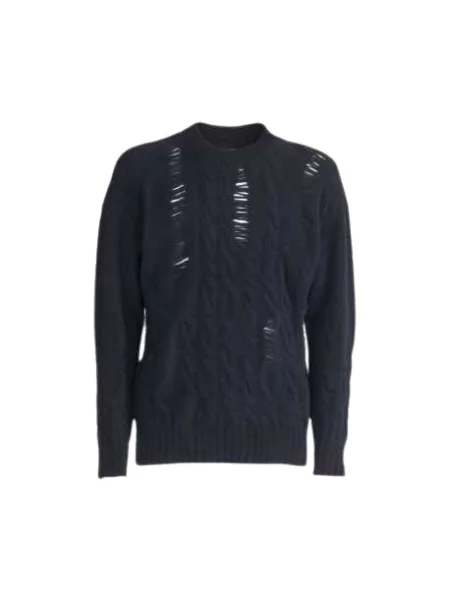 Sweter Isabel Benenato wełniany czarny