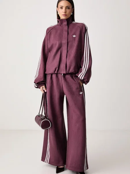 Adidas Originals tepláky Adilenium Season 6 Faux Suede růžové