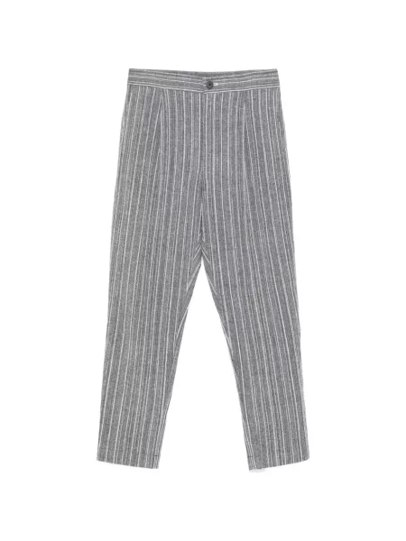 Pantaloni Tessitura cu dungi conici gri