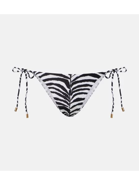 Bikini Vix Paula Hermanny cu imagine cu model zebră cu legături negru
