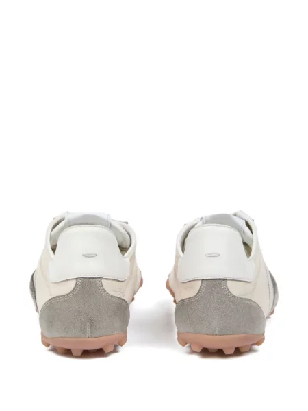Sneakerși Maison Margiela din piele de căprioară galben