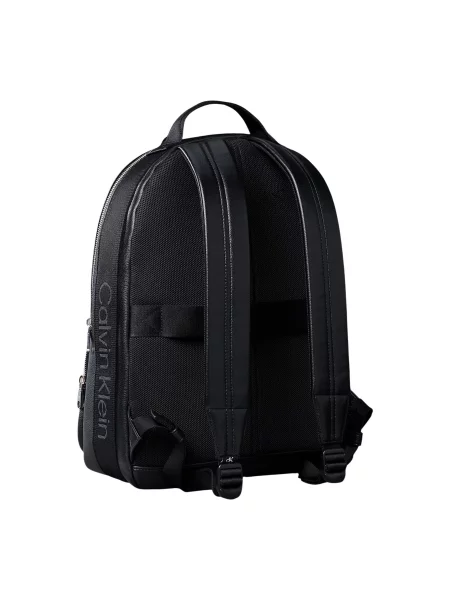 Rucsac Calvin Klein Webbing Strap Round Backpack negru