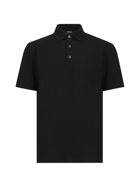 Tricou polo Zegna negru