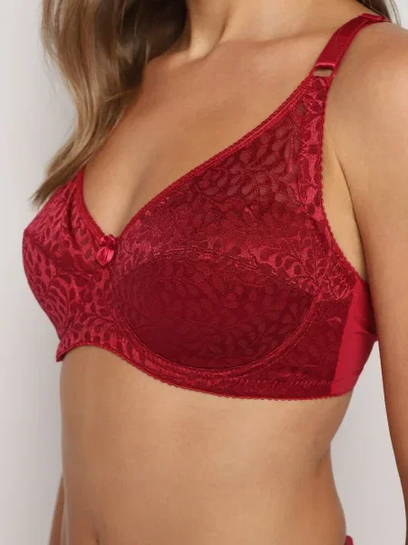 Lenjerie de corp termoactivă Other din dantelă bordo