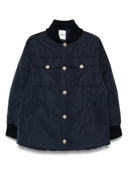 Geacă cu puf Sandro albastru