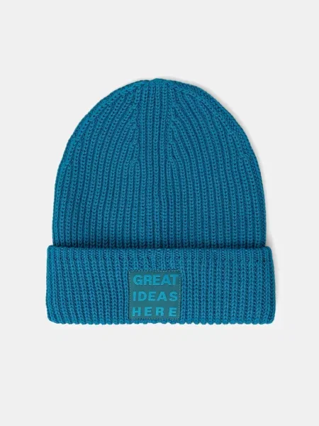 MAX&Co. pălărie din amestec de lână albastru