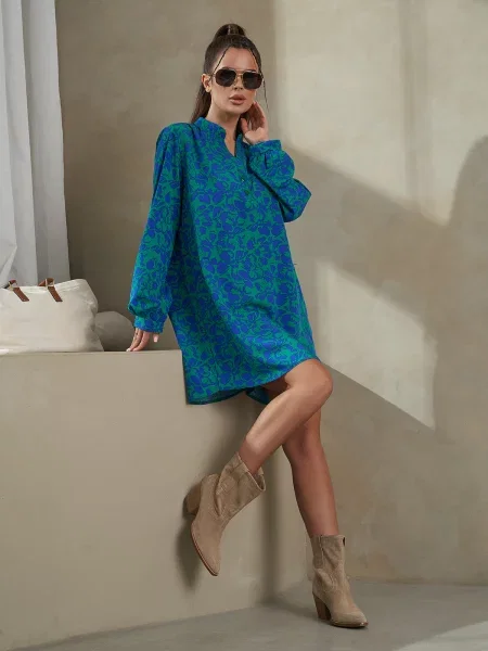 ISSA Plus Сукня міні синій