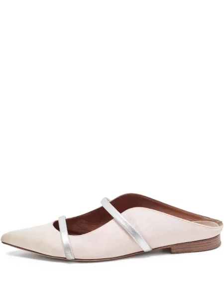 Kožené baleríny Malone Souliers růžové