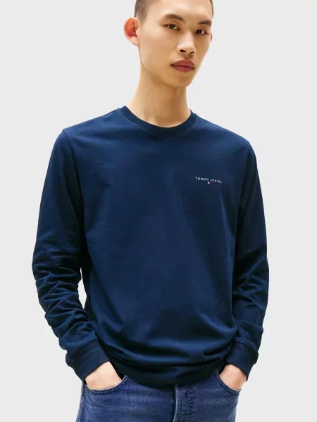 Лонгслив Tommy Jeans синий