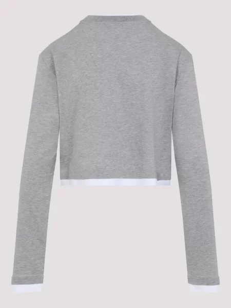 Lung top Prada gri