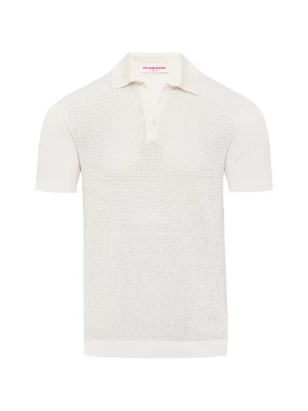 Tricou polo Orlebar Brown maro