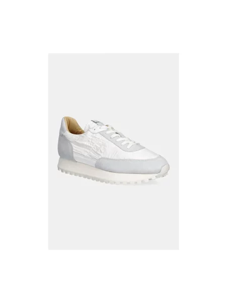Sneakersy Novesta zamszowe białe