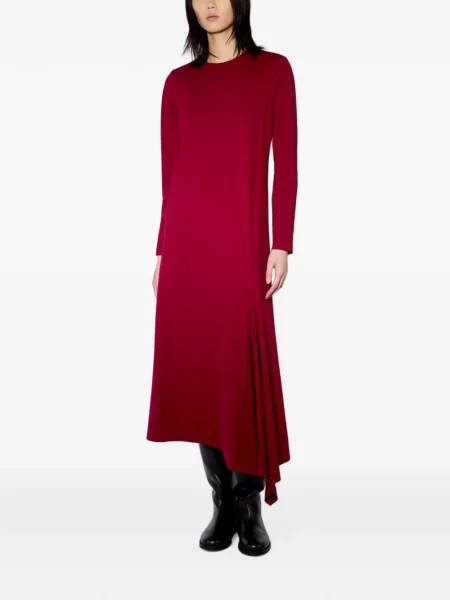 Rochie midi Liviana Conti asimetrică roșu