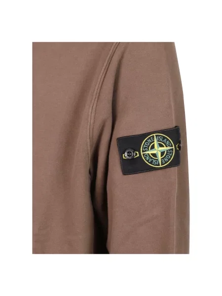 Bluza z kapturem Stone Island z kapturem z kamieniami brązowa