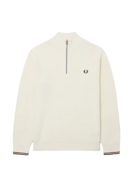 Pulover Fred Perry alb