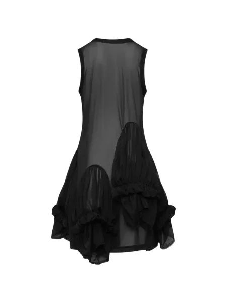 Rochie mini Comme Des Garçons cu volane negru