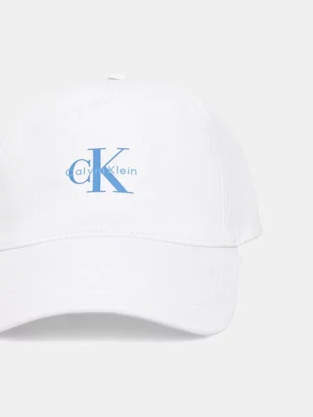 Calvin Klein Jeans baseballová čepice bílá