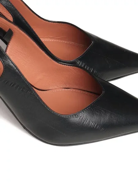 Pantofi cu toc Giuliano Galiano slingback negru