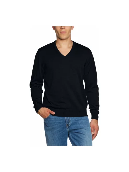 Dzianinowy sweter Maerz Muenchen niebieski