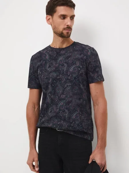 Medicine póló mintás sötétkék